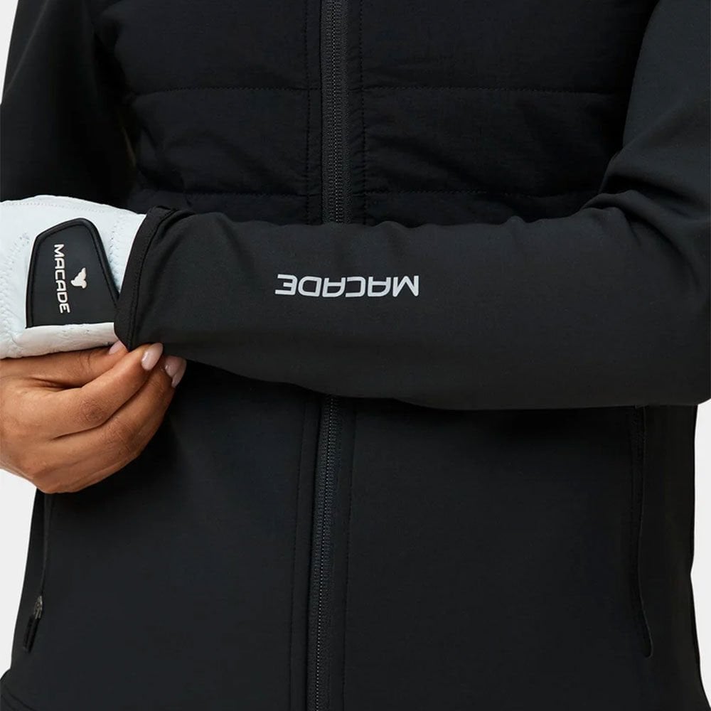 Macade Golf Hybrid Tour Golf Jacket Black WJA20211101