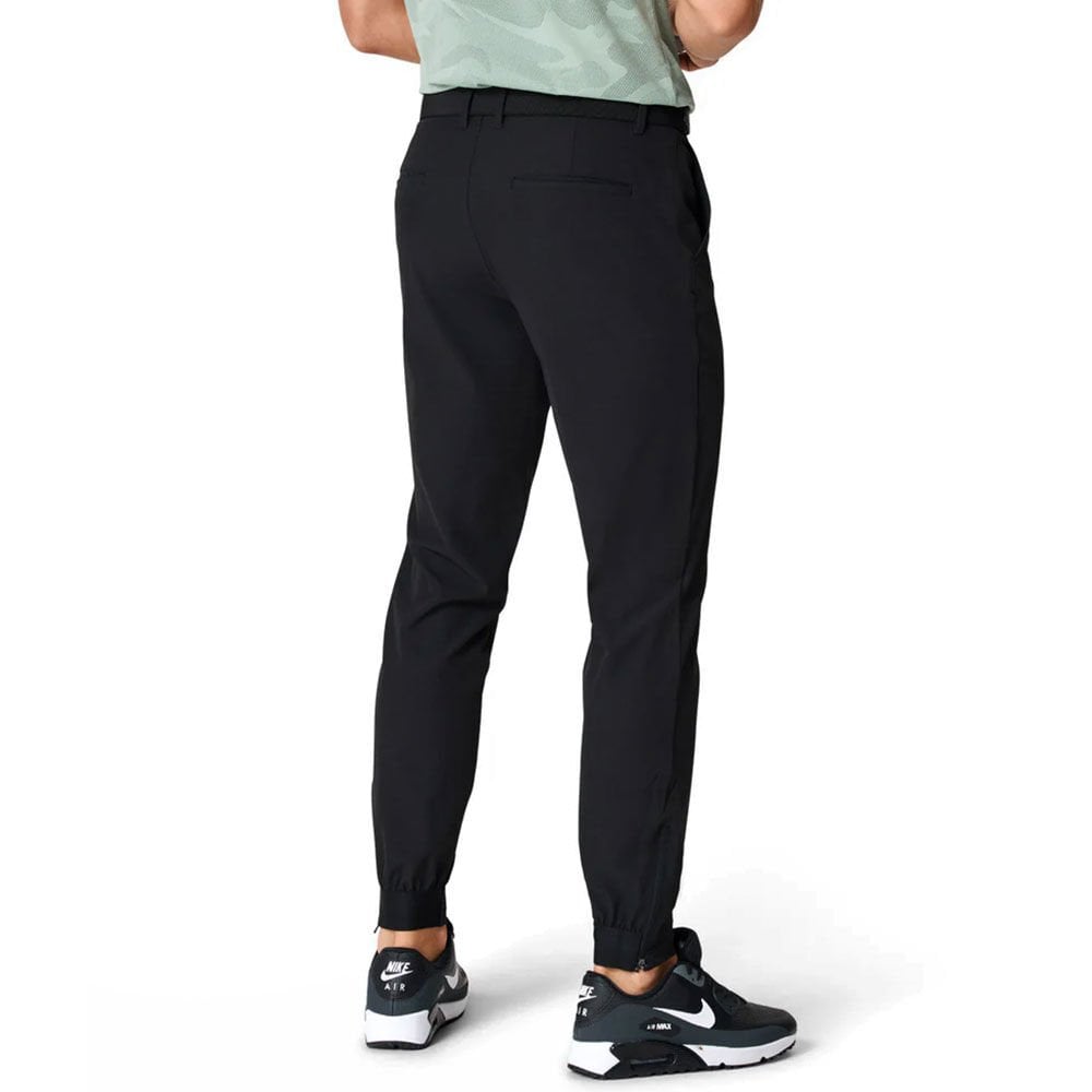 Macade Golf Siyah Dört Yönlü Esnek Jogger Pantolon PA20210615