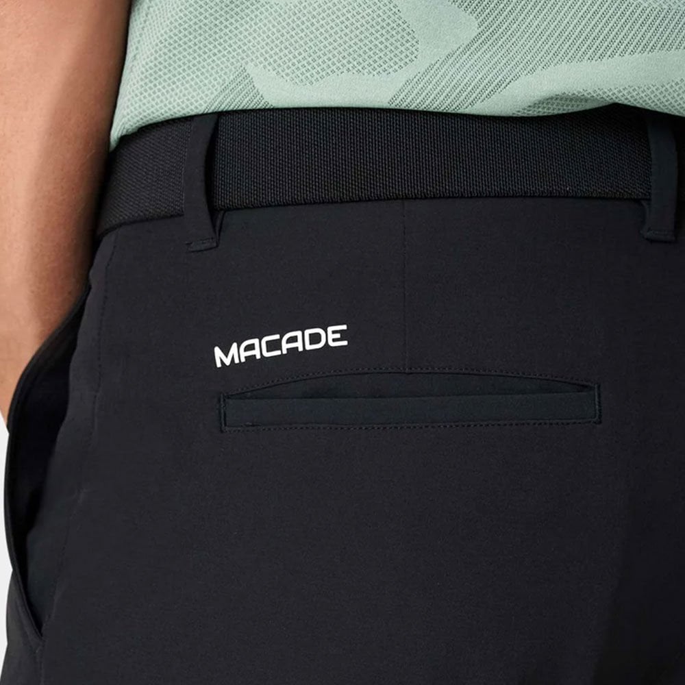 Macade Golf Siyah Dört Yönlü Esnek Jogger Pantolon PA20210615