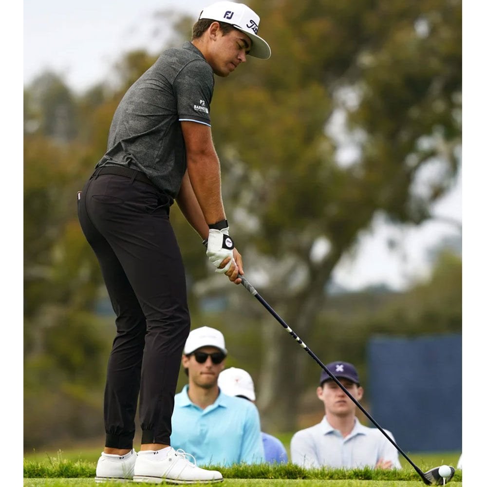 Macade Golf Siyah Dört Yönlü Esnek Jogger Pantolon PA20210615
