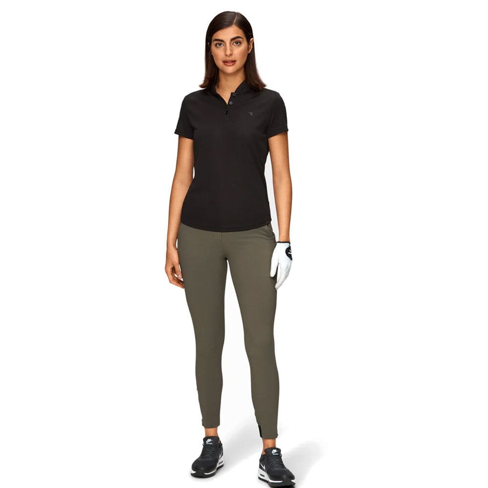 Macade Golf Kadın Flow Bomber T-Shirt Siyah WPO20210717