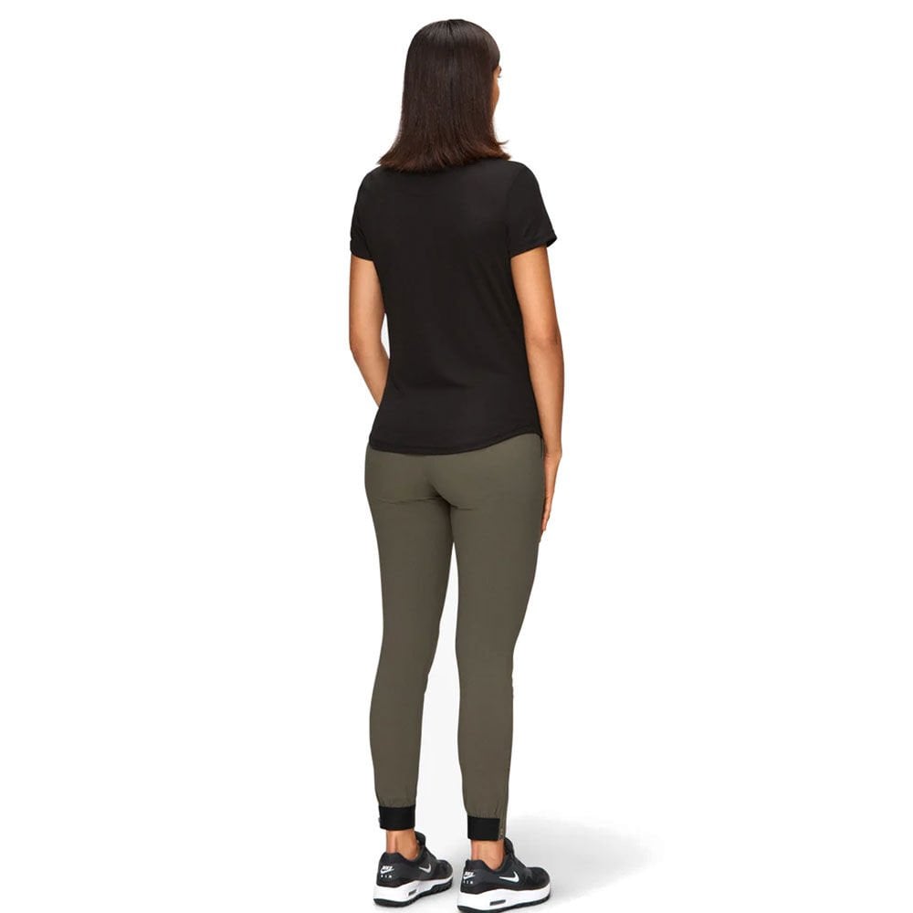 Macade Golf Kadın Flow Bomber T-Shirt Siyah WPO20210717