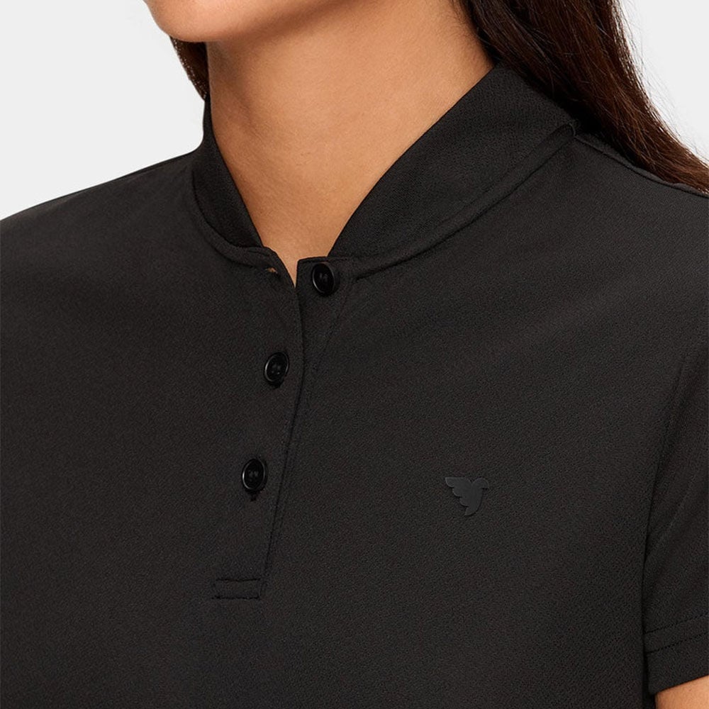 Macade Golf Kadın Flow Bomber T-Shirt Siyah WPO20210717