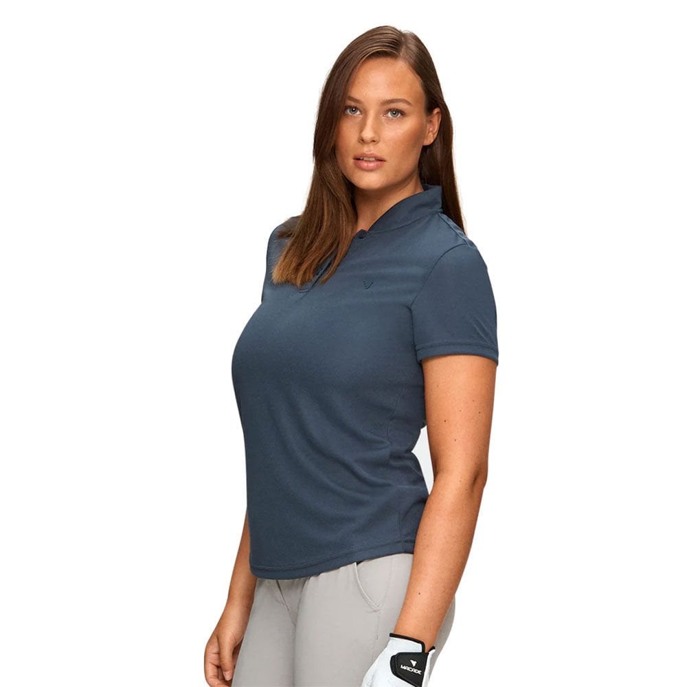 Macade Golf Women's Flow Bomber T-Shirt Stone Blue WPO20210718