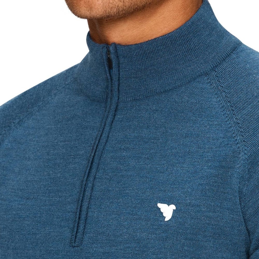 Macade Golf Therma Half Zip Sweatshirt Spruce Blue SW2022750