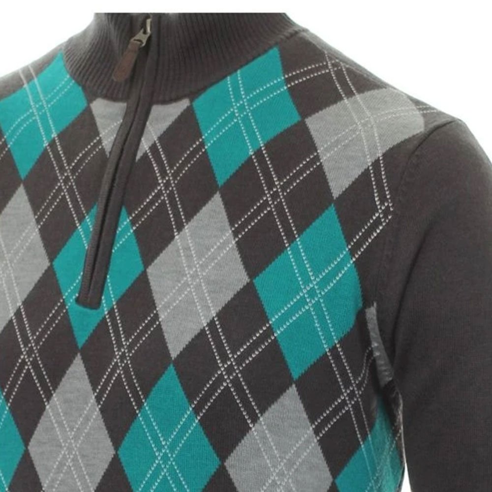 FootJoy Yün Karışımlı Yarım Fermuarlı Golf Kazağı 92947