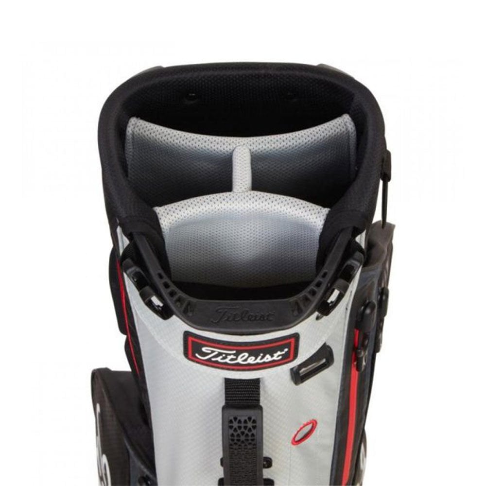Titleist Players 4 StaDry Golf Çantası TB21SX2-026 Gri/Siyah/Kırmızı
