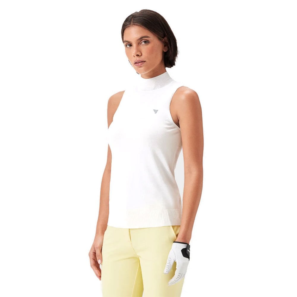 Macade Golf Kayla Air Kolsuz Bluz WKN2023162 Beyaz