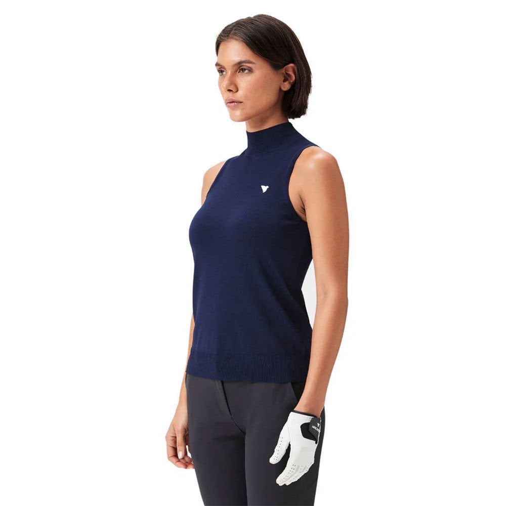 Macade Golf Kayla Air Kolsuz Bluz WKN2024184 Lacivert
