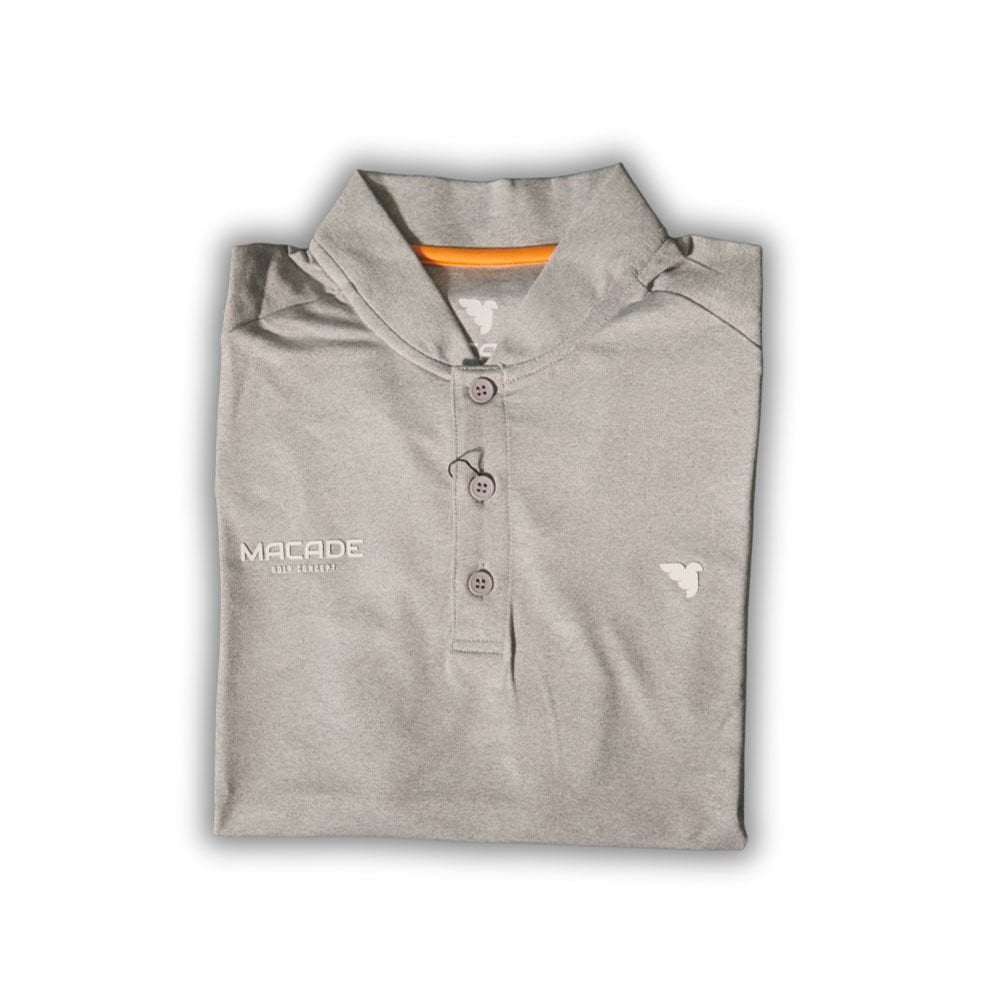 Macade Golf Tx Camo Bomber T-Shirt PO20210623 Açık Gri