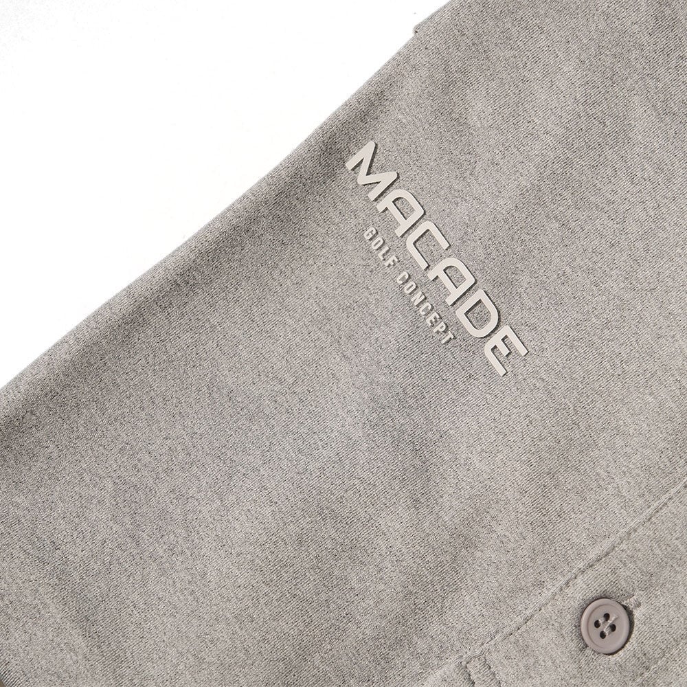 Macade Golf Tx Camo Bomber T-Shirt PO20210623 Açık Gri