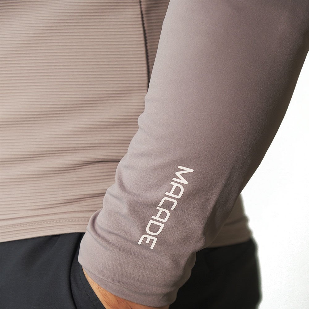 Macade Golf Tech Bomber Zip Erkek SW20211056 Gri