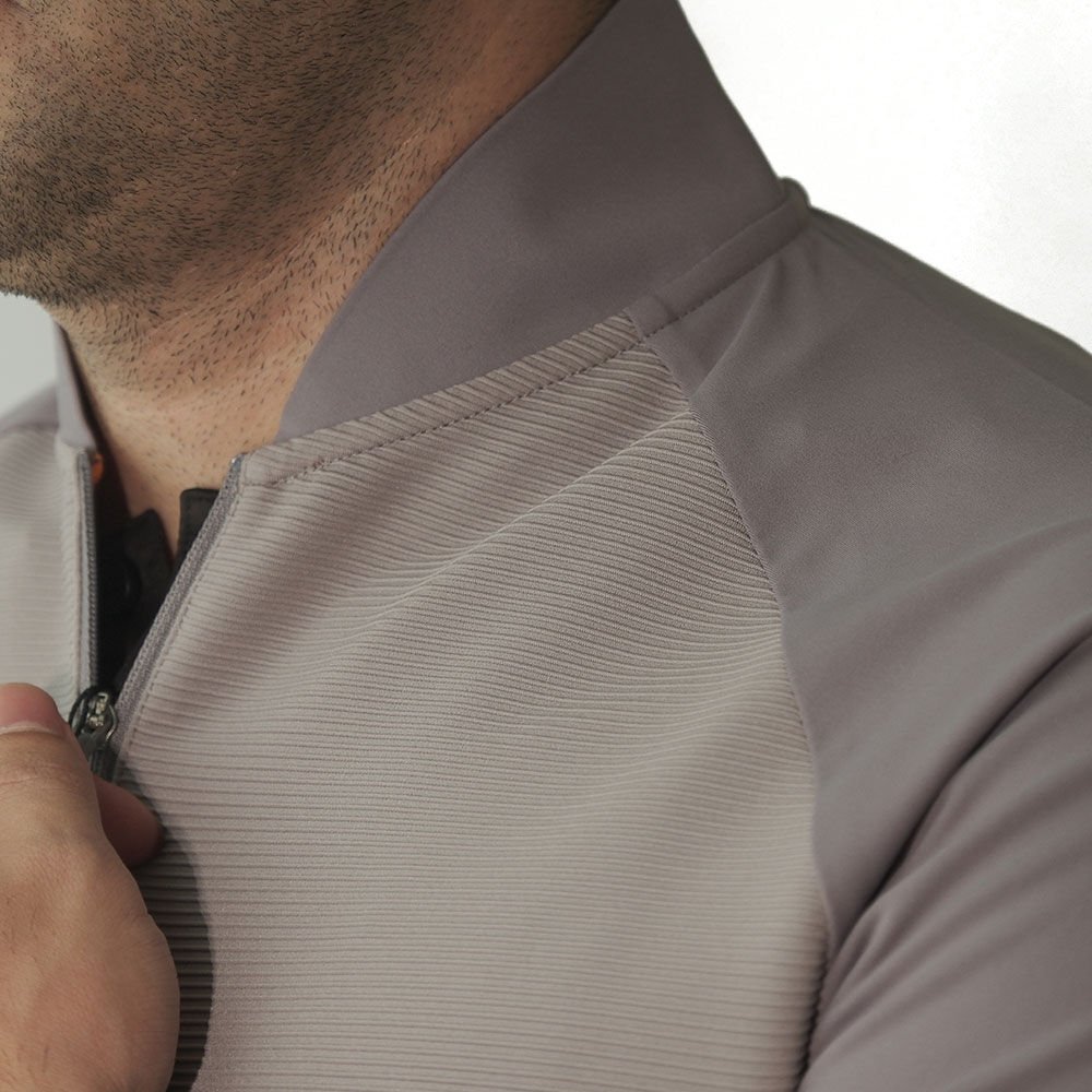Macade Golf Tech Bomber Zip Erkek SW20211056 Gri