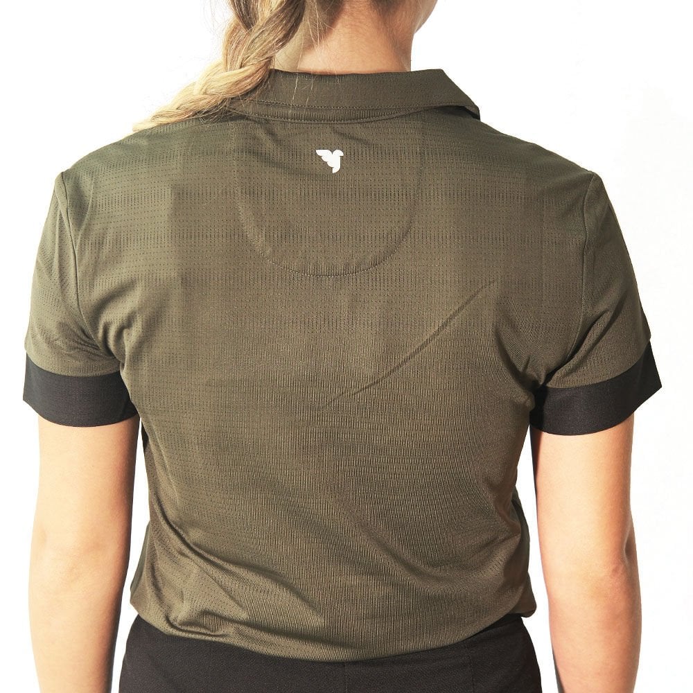 Macade Golf Kadın Parker Open T-Shirt WPO20211132 Olive