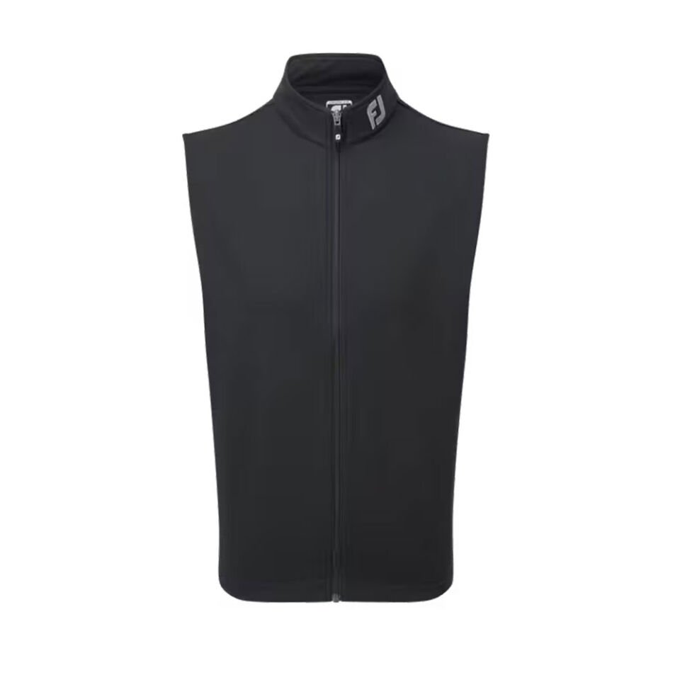 FootJoy Men's Full Zip Golf Vest 88455 Black