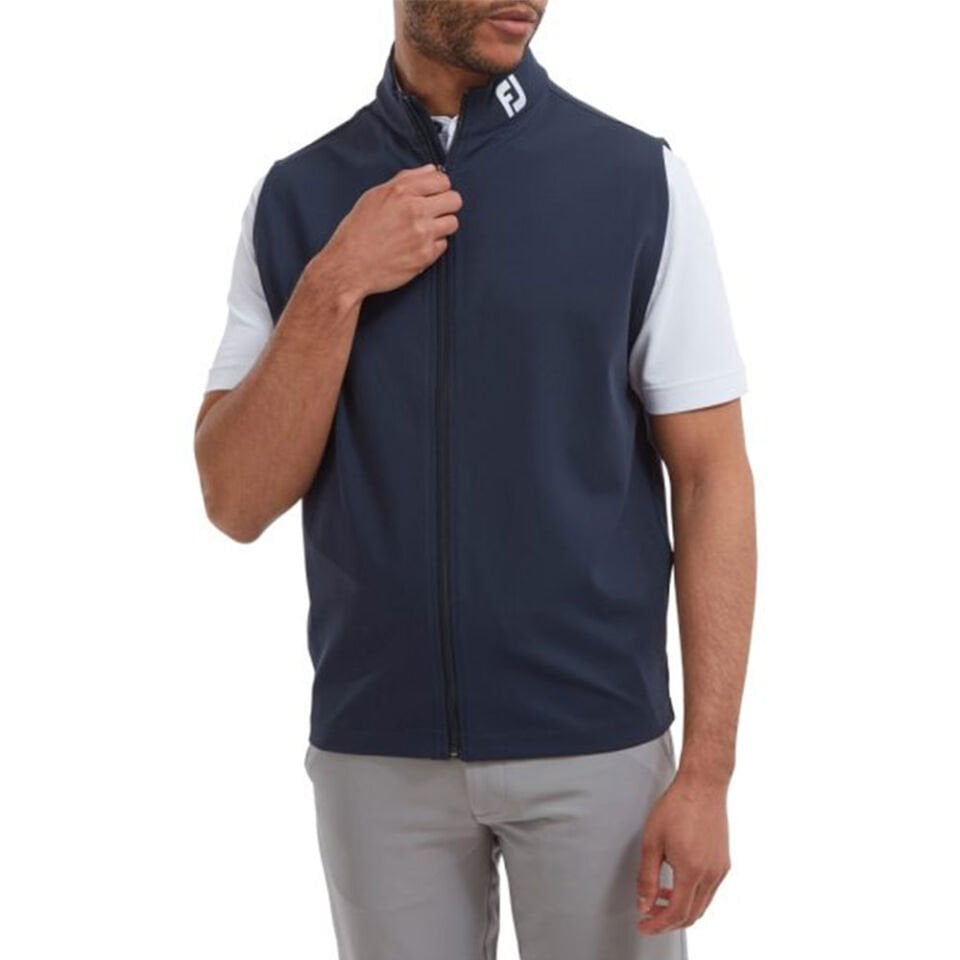 FootJoy Erkek Tam Fermuarlı Yelek 88456 Lacivert L Large