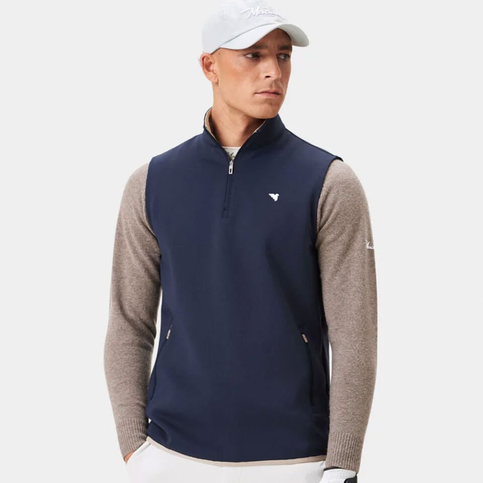 Macade Golf Erkek Lacivert Therma Yelek JA202101027