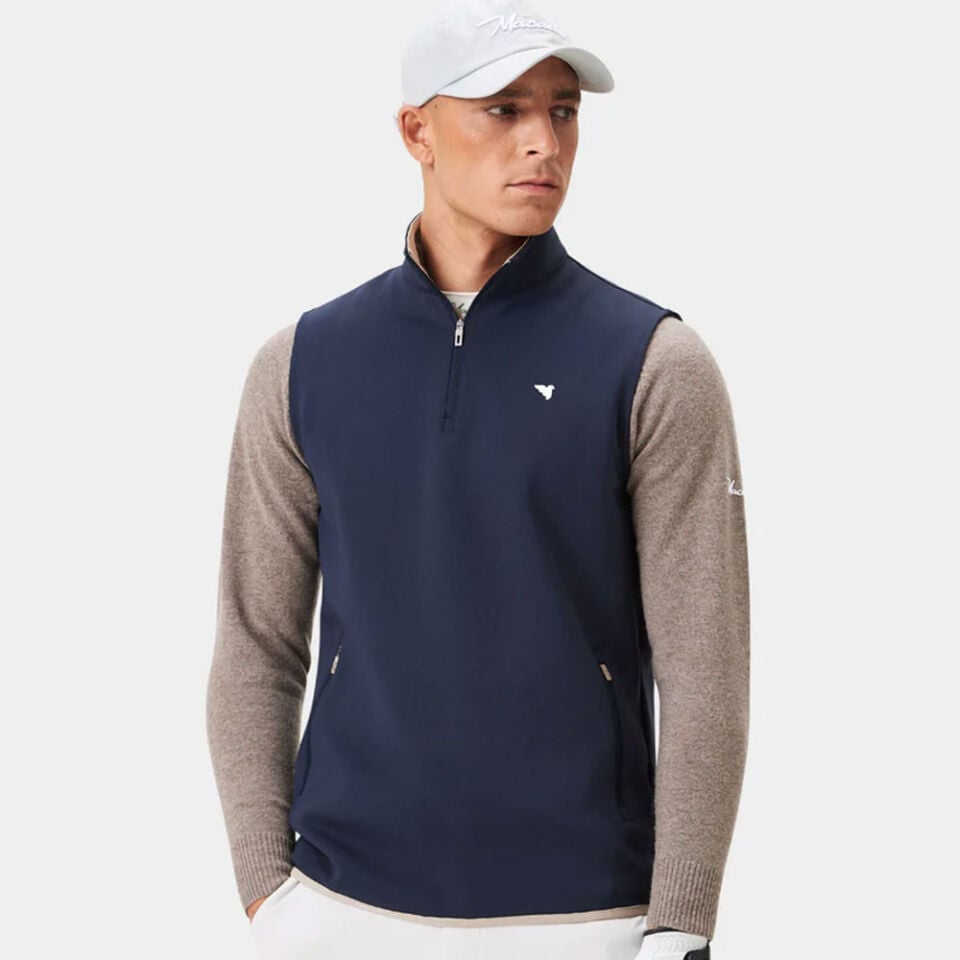 Macade Golf Erkek Lacivert Therma Yelek JA202101027