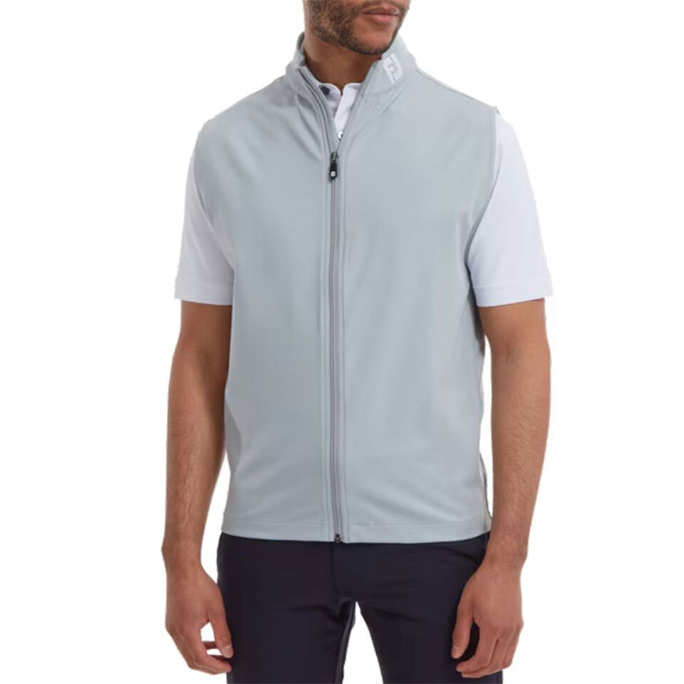 FootJoy Erkek Tam Fermuarlı Gri Yelek 88457 L Large