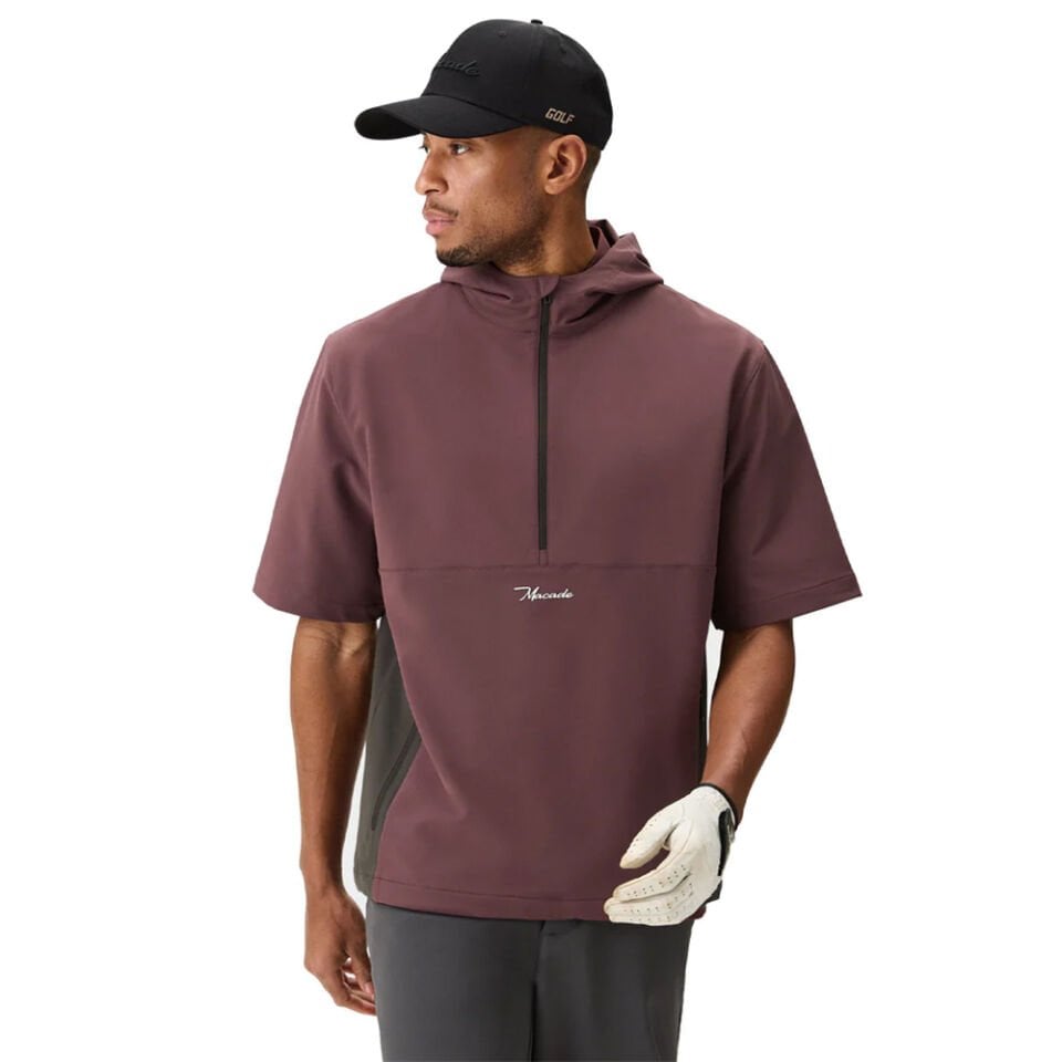 Macade Golf Storm Mauve Rüzgar Gömleği Mürdüm MJA2633618