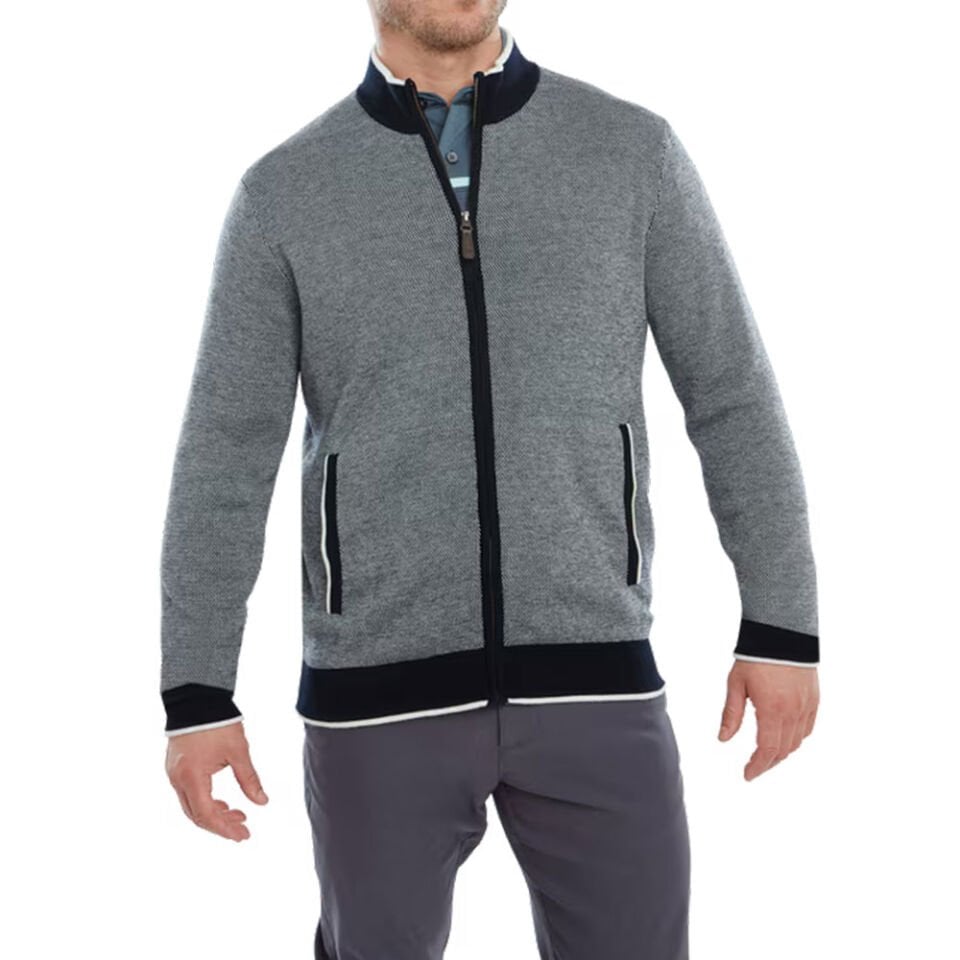 FootJoy Tam Fermuarlı Astarlı Ceket 88838 XL XLarge