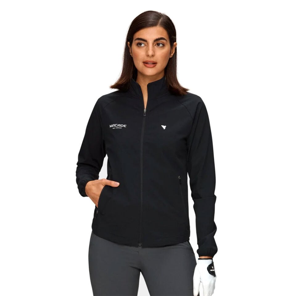 Macade Golf Jade Stretch Tour Golf Jacket Black WJA20210222
