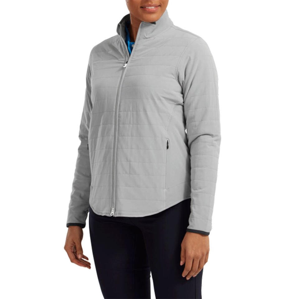 FootJoy Women's Insulated Golf Jacket Light Grey 96578