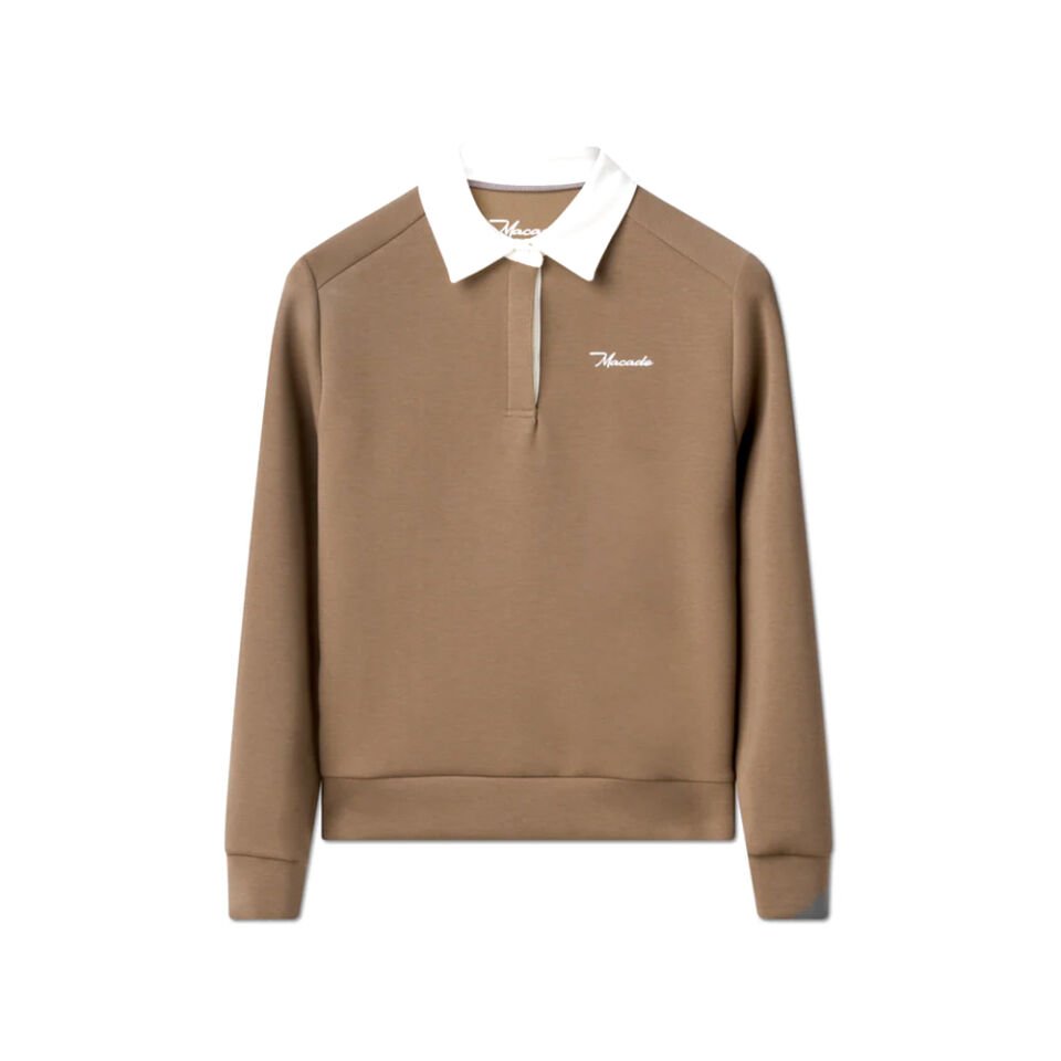 Macade Golf Rae Sepia Polo Sweatshirt WSW2546005