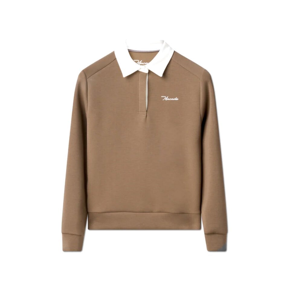 Macade Golf Rae Sepia Polo Sweatshirt WSW2546005