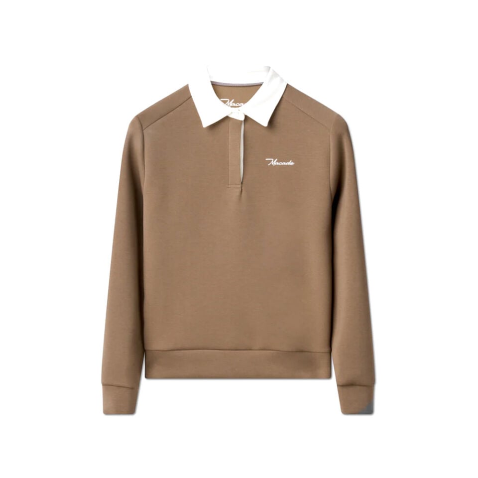 Macade Golf Rae Sepia Polo Sweatshirt WSW2546005