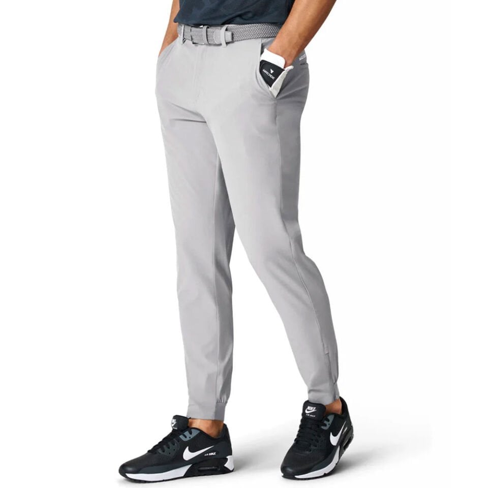 Macade Golf Açık Gri Dört Yönlü Esnek Jogger Pantolon PA20210955