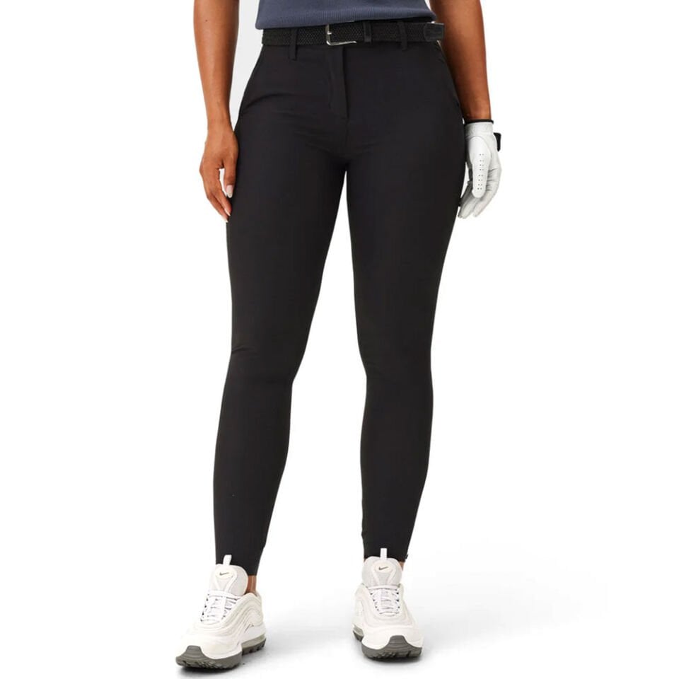 Macade Golf Kadın Siyah Dört Yönlü Esnek Jogger Pantolon WO20210603