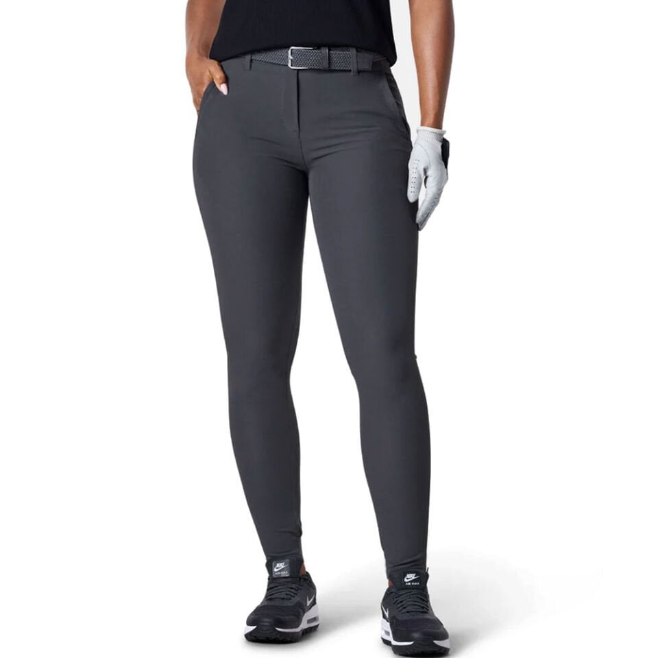 Macade Golf Kadın Koyu Gri Dört Yönlü Esnek Jogger Pantolon WO20210602