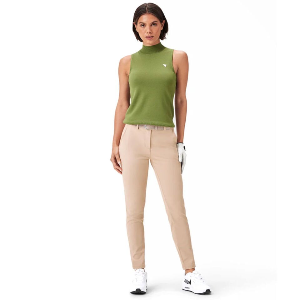 Macade Women's Light Brown Golf Trousers WTR20211121