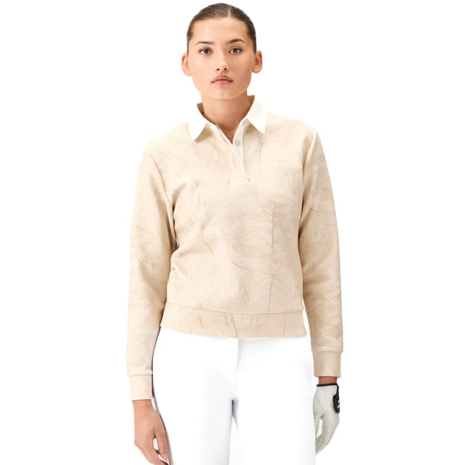 Macade Golf Rae Palm Polo Sweatshirt WSW2646015