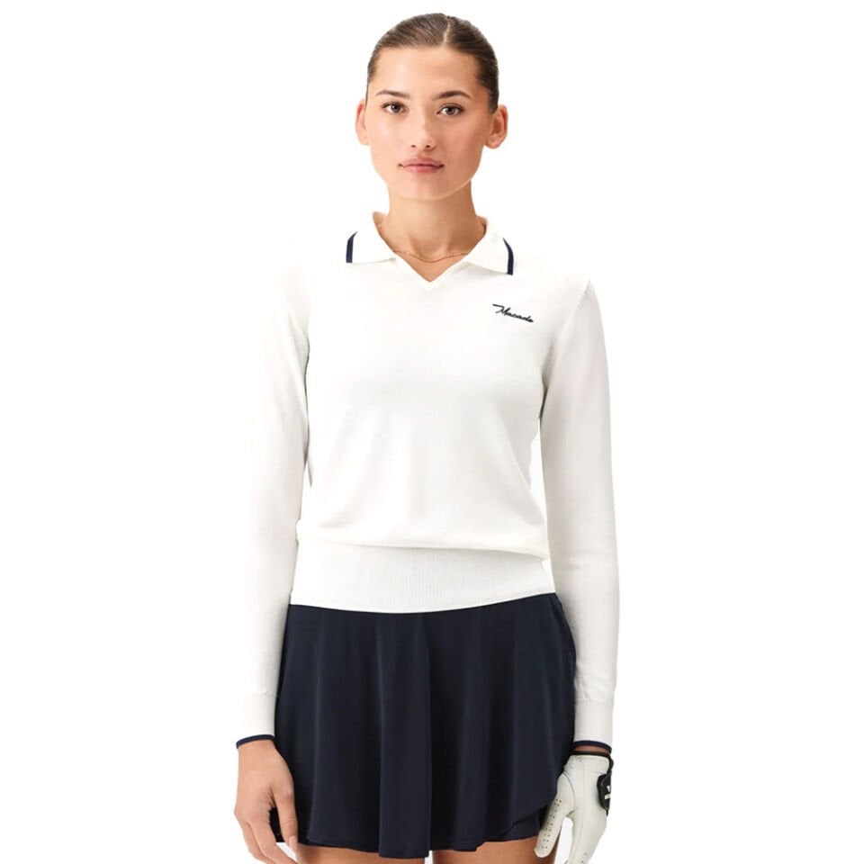 Macade Golf Ella Beyaz Kadın Bluz WTO2602401