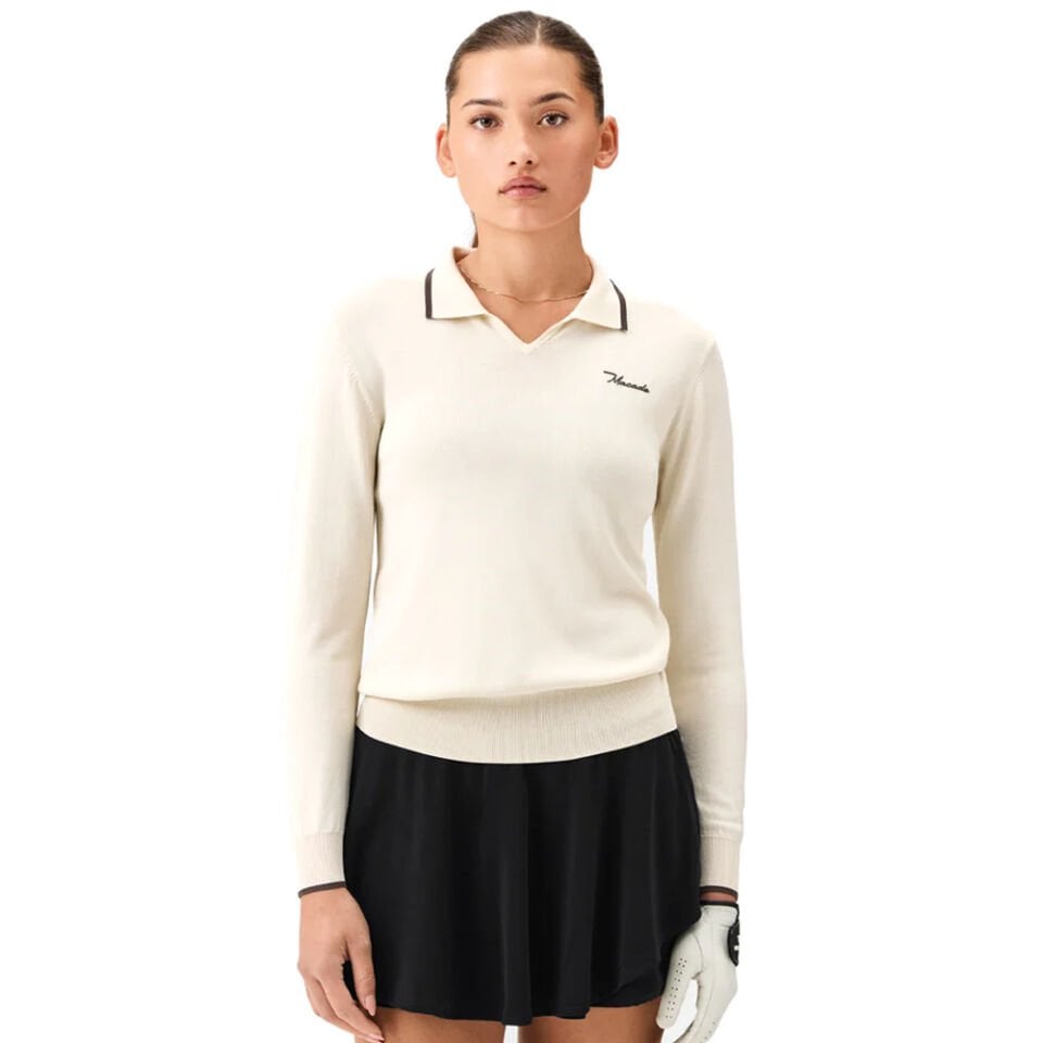 Macade Golf Ella Sand Kadın Bluz WTO2602415