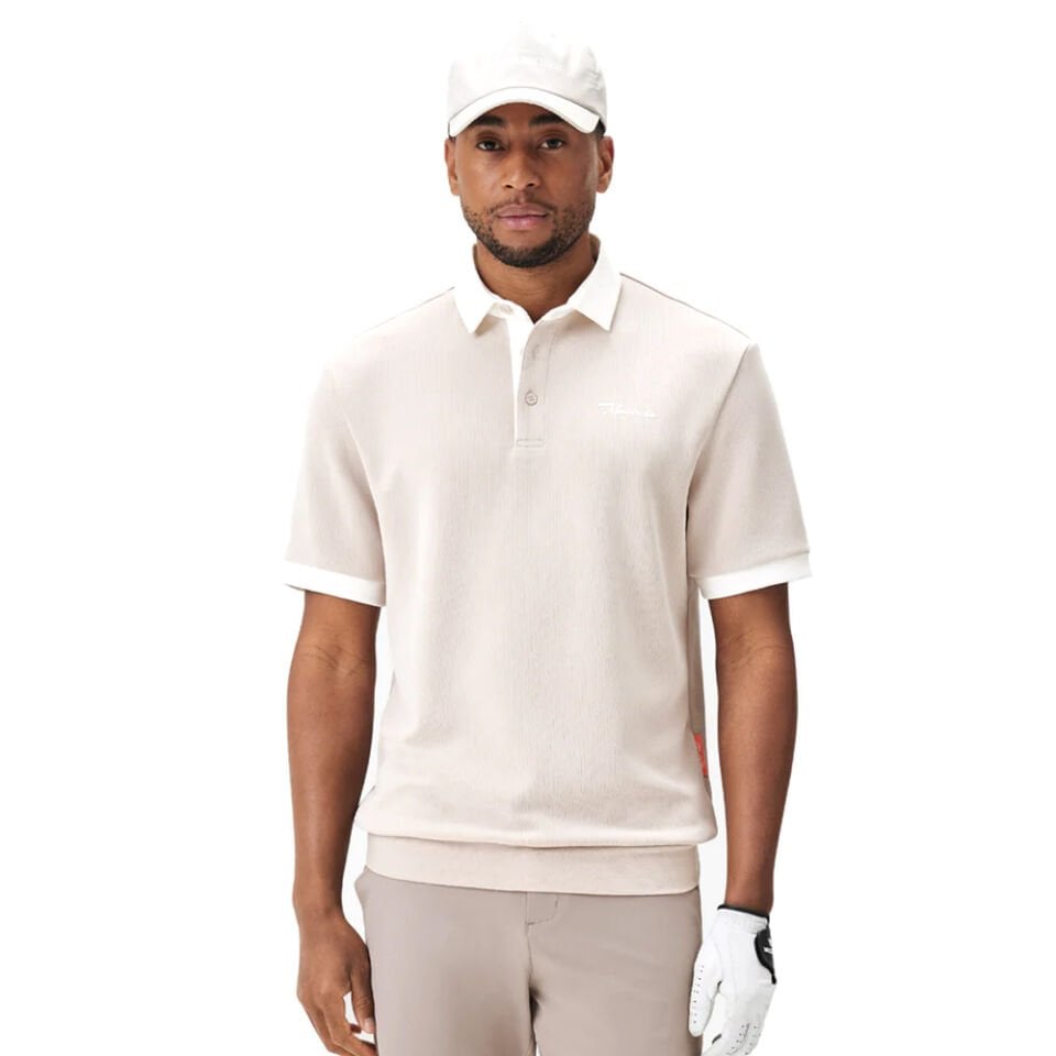 Macade Golf Tan AR Tech Erkek Polo T-Shirt SH20240218