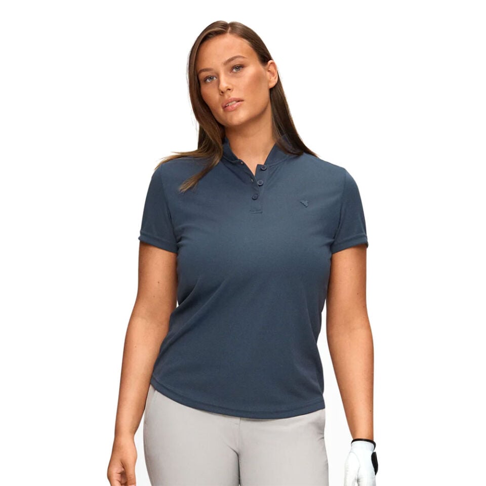 Macade Golf Kadın Flow Bomber T-Shirt Taş Mavi WPO20210718