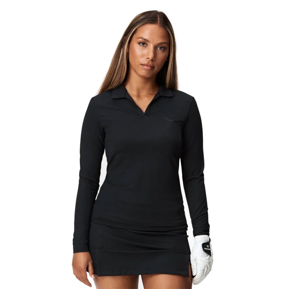 Macade Golf Kadın Kate Uzun Kollu T-Shirt Siyah WPO2022784 S Small