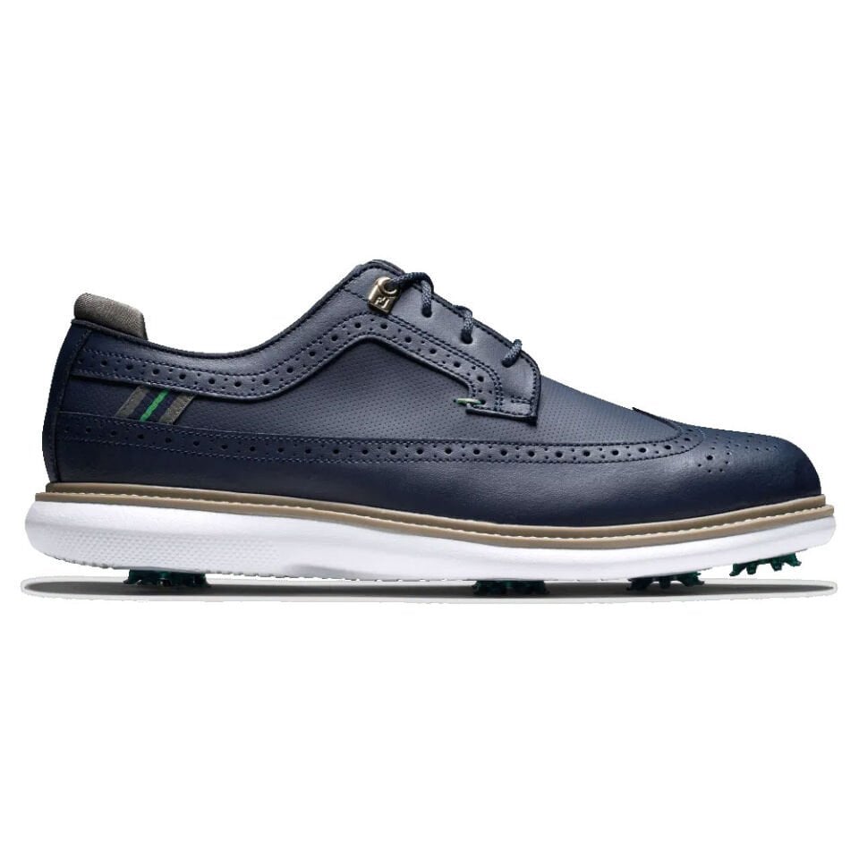 FootJoy Traditions Spikeless Golf Shoes Navy Blue 57911