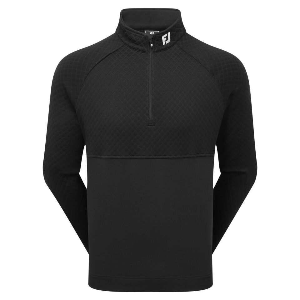 Footjoy Jacquard Termal Erkek Sweatshirt Siyah 31968