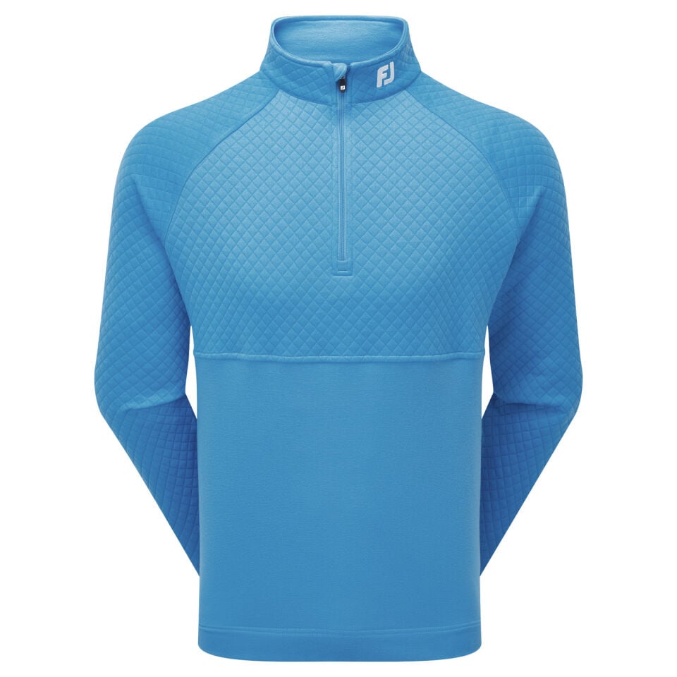 FootJoy Jacquard Thermal Chill-Out Erkek Sweatshirt Mavi 37842