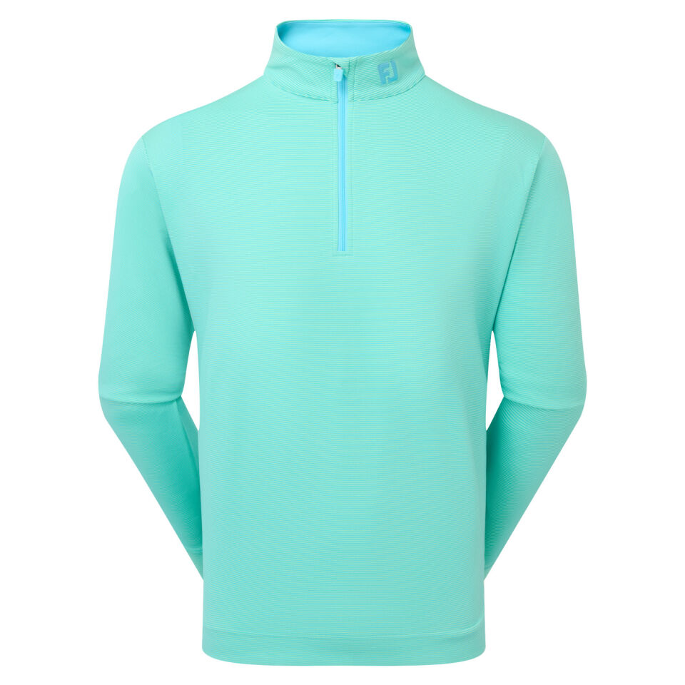 FootJoy Ottoman Stripe Chill-Out Erkek Sweatshirt Resif Mavi 39292
