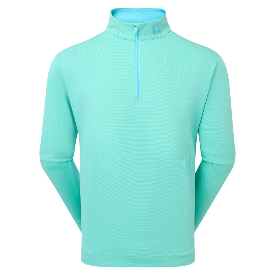 FootJoy Ottoman Stripe Chill-Out Erkek Sweatshirt Resif Mavi 39292
