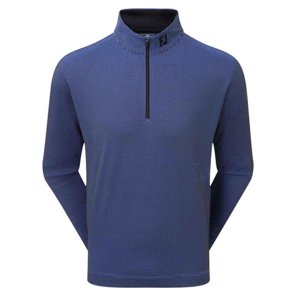 FootJoy Ottoman Stripe Chill-Out Erkek Sweatshirt Vivid Violet 39293