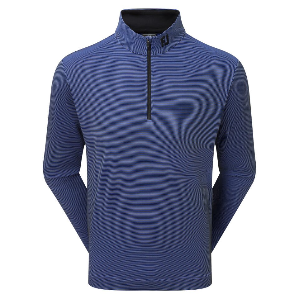 FootJoy Ottoman Stripe Chill-Out Erkek Sweatshirt Vivid Violet 39293