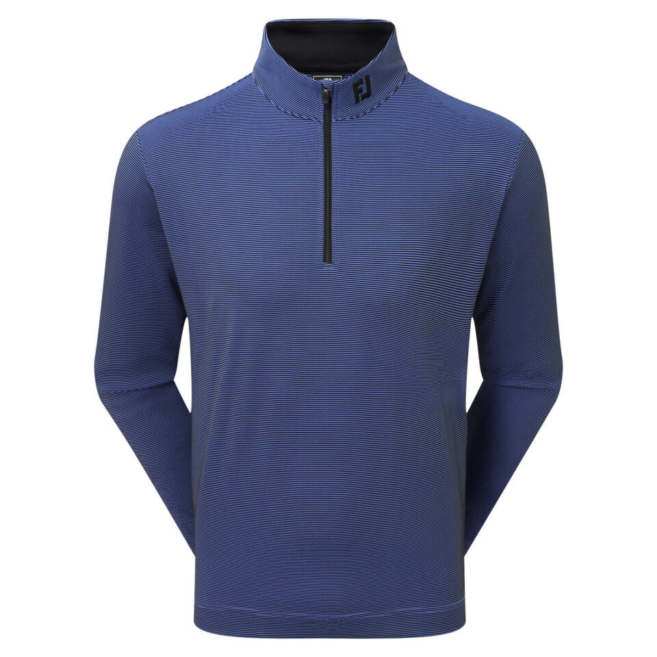 FootJoy Ottoman Stripe Chill-Out Erkek Sweatshirt Vivid Violet 39293