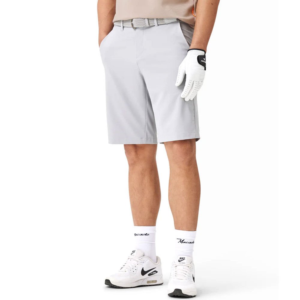 Macade Dört Yönlü Esnek Golf Şortu Açık Gri SH20210351 34