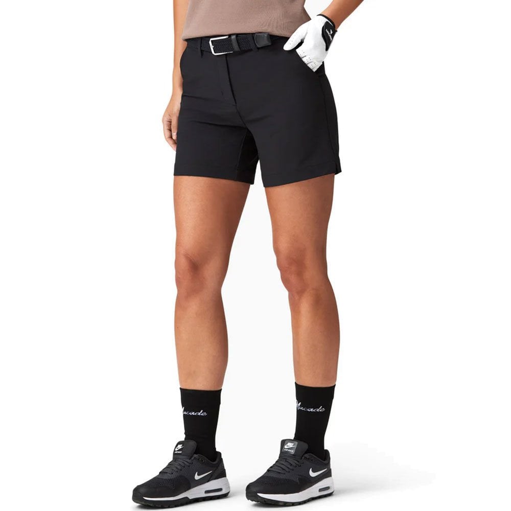 Macade Kadın Flex Golf Şortu Siyah WSO20210222